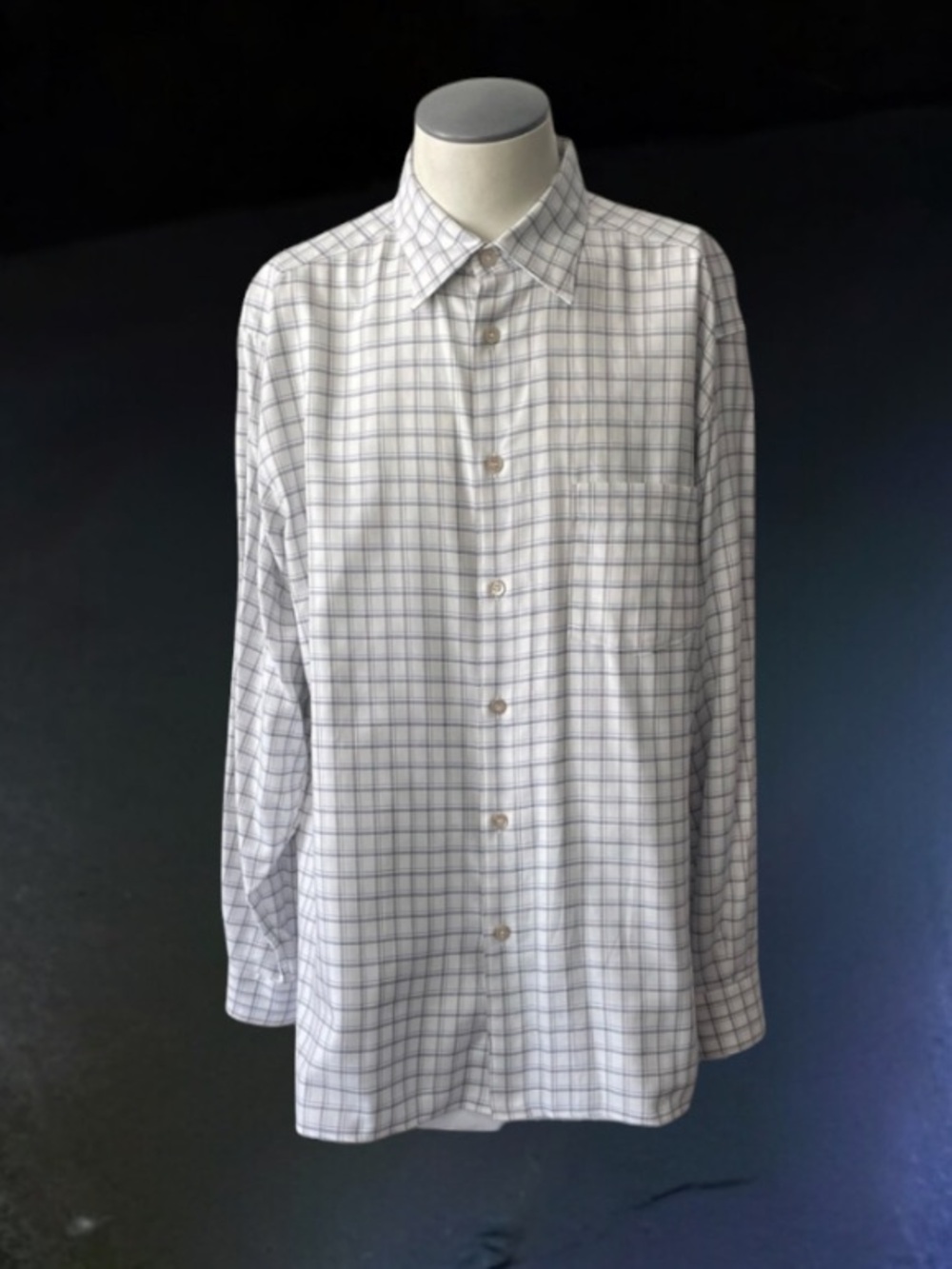 ERMENEGILDO ZEGNA Mens Long Sleeve Shirt Size XL